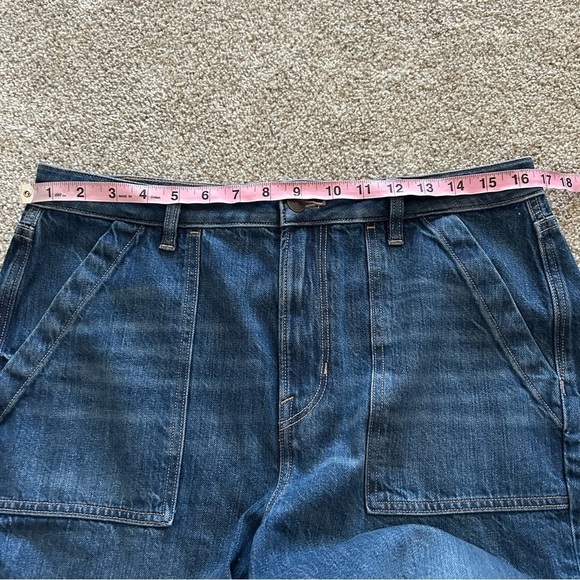 American Eagle Mom Jean utility cargo 12 long - Picture 6 of 9